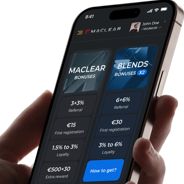 3% OFFERTS sur tous vos investissements sur Maclear Investissement crowlending sur Maclear– Bonus 3%